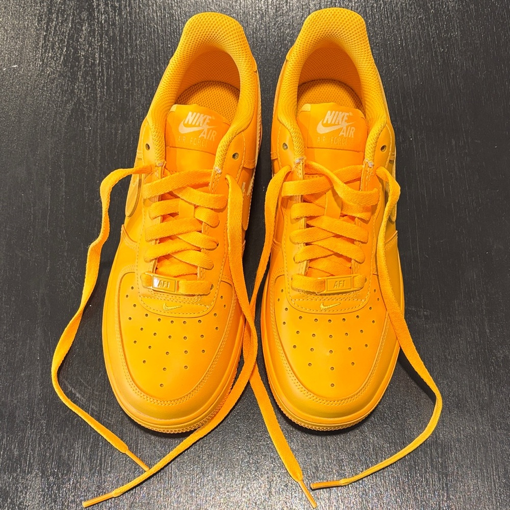 Nike Air Force Bright Tennessee Orange Sneakers. New without tag . Never worn